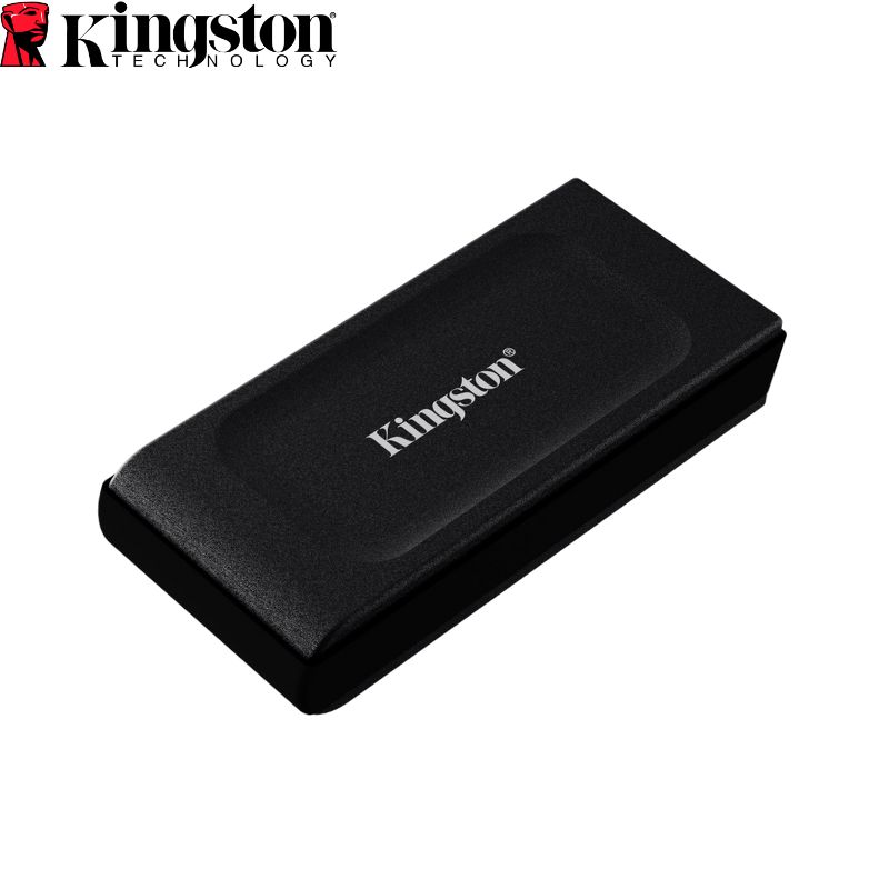 SSD Portable Kingston XS1000, 1TB, Interfaz USB 3.2 Gen 2 Type-C, Negro