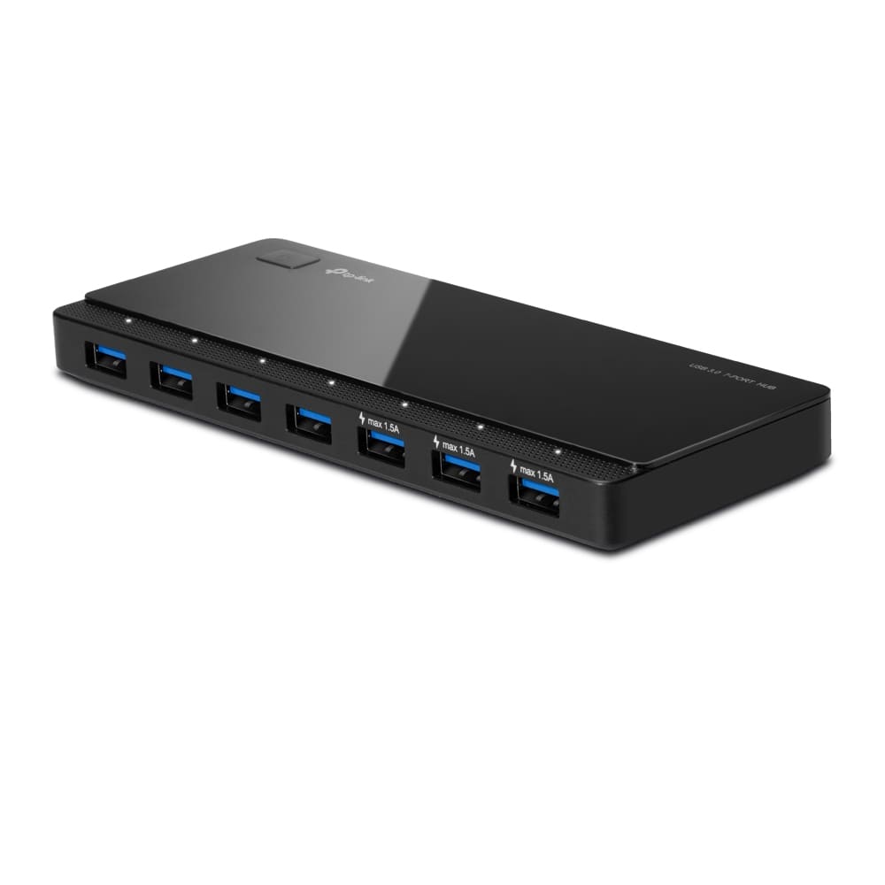 Hub USB 3.0 TP-Link UH720, 7 Puertos, Black.