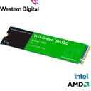 UNIDAD DE ESTADO SOLIDO WESTERN DIGITAL GREEN SN350 NVME 1TB M.2 2280, PCIE GEN3 X4
