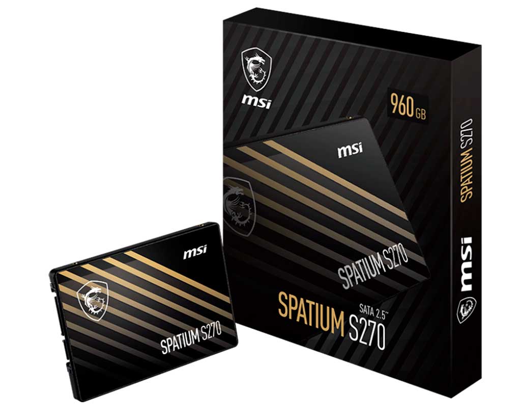 Unidad de Estado Solido MSI SPATIUM S270 SATA 2.5" 480GB, SATA III 6.0 Gbps