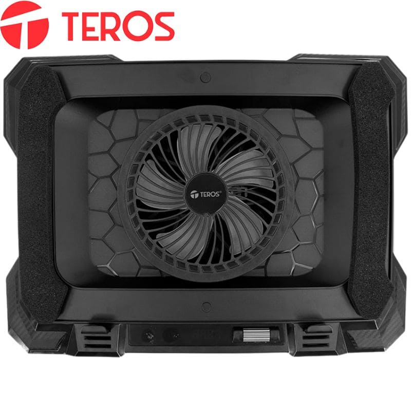 Cooler TEROS TE-7133N RGB, compatible con notebooks de 14" hasta 19"