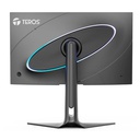 Monitor plano TEROS TE-2753G, 27&quot; QHD IPS, 180 Hz, 1 ms, HDMI, DP, PIVOT