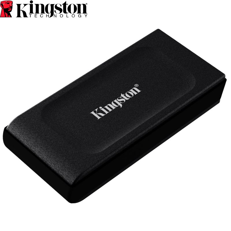 SSD Portable Kingston XS1000, 1TB, Interfaz USB 3.2 Gen 2 Type-C, Negro