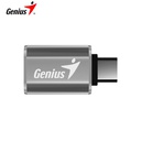 Adaptador Genius ACC-C2A, USB-C A USB-A, Dark Grey.
