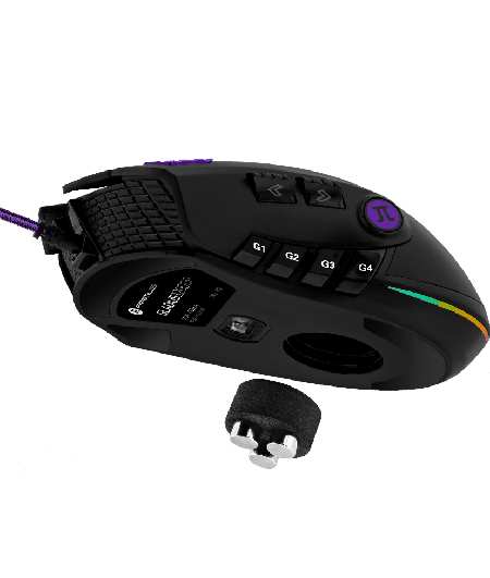 Mouse Gaming Primus GLADIUS32000P, Sensor PixArt 32000Dpi, RGB, Black ...
