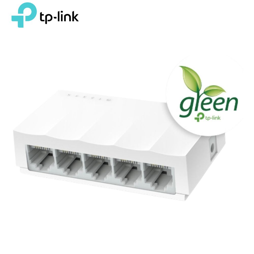 Switch Tp-Link LS1005, 5Port Ethernet 10/100 Mbps, Plástico.