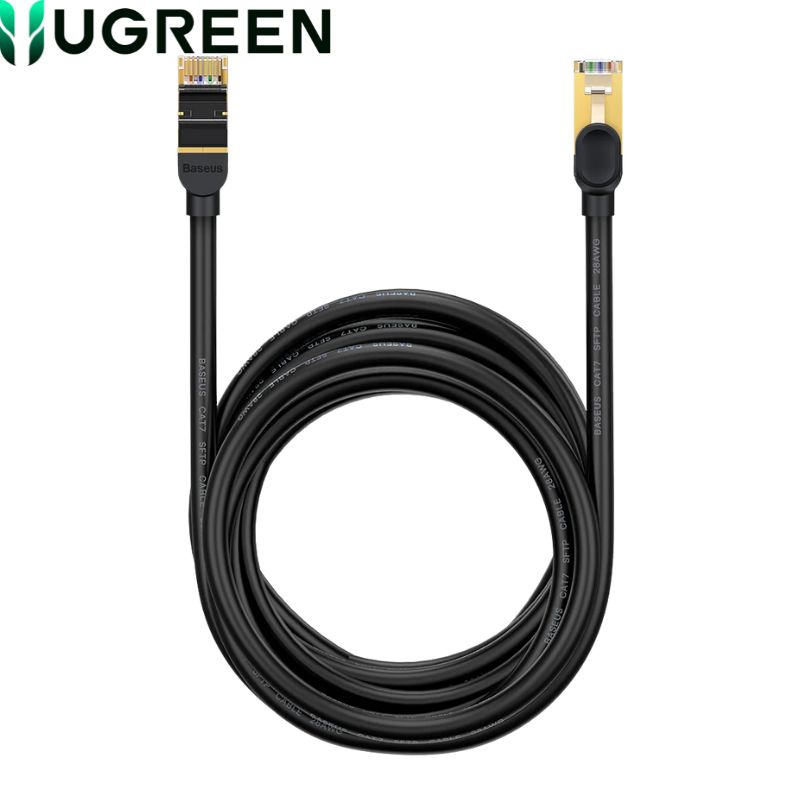 Patch Cord Ugreen, 2mts, Cat. 7, Negro.