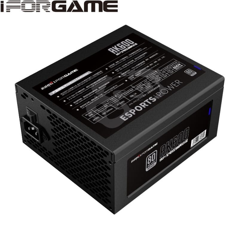 Fuente de Poder IFORGAME AK600 APFC 600W 80 Plus Bronce