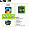 Cooler Fan Airboom Vektor RGB AB201,120 ARGB 4 en 1.