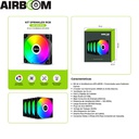 Cooler Fan Airboom Sprinkler AB200,120 ARGB 3 en 1