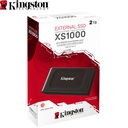 SSD Portable Kingston XS1000, 2TB, Interfaz USB 3.2 Gen 2 Type-C, Negro.