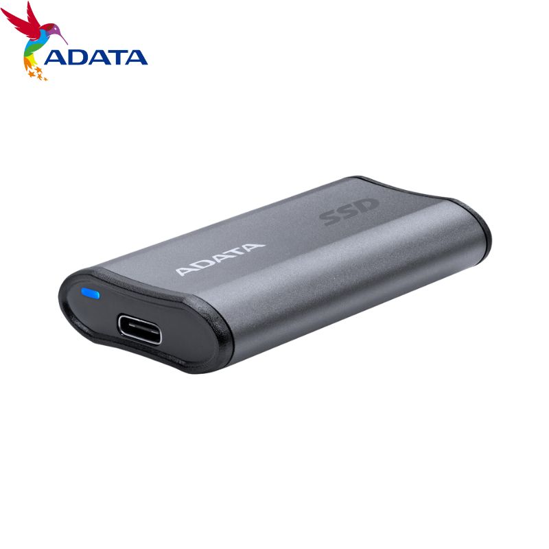 SSD Externo Adata SE880, 1TB, Interfaz USB 3.2 Gen 2 Type-C, Silver.