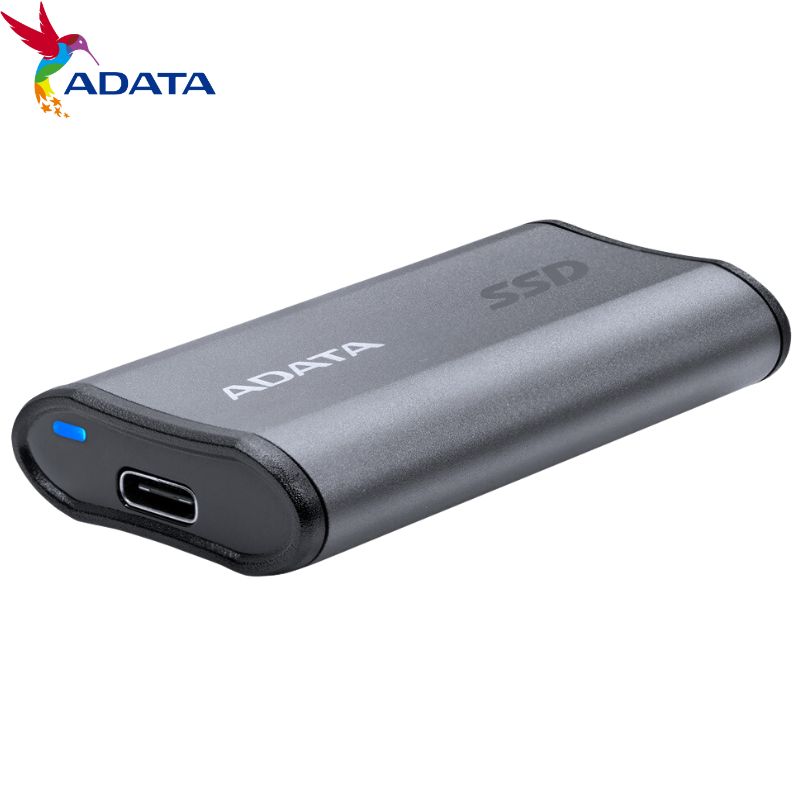 SSD Externo Adata SE880, 1TB, Interfaz USB 3.2 Gen 2 Type-C, Silver.