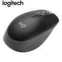 Mouse Logitech M190 Inalámbrico, Full-Size, Charcoal.