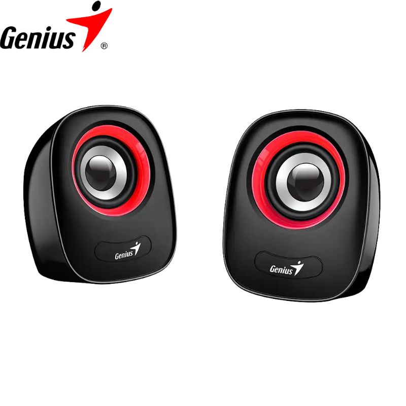 Parlante Genius SP-Q160, USB Power 6w, Red.