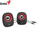 Parlante Genius SP-Q160, USB Power 6w, Red.