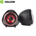 PARLANTE GAMER HALION (HA-S228) 10 WATTS USB 2.0 ROJO