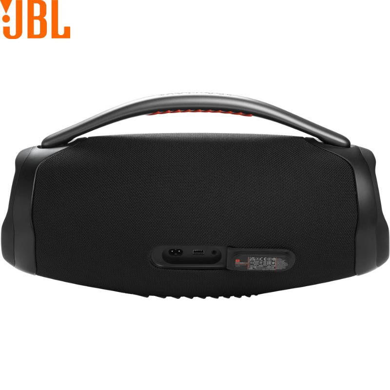 Parlante Bluetooth Portátil JBL Boombox 3 IP67, Recargable, Negro.