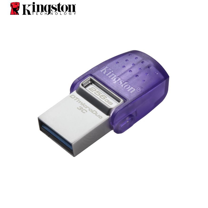 Memoria USB Kingston 256GB DataTraveler MicroDuo 3C 200MB/s Dual USB-A + USB-C