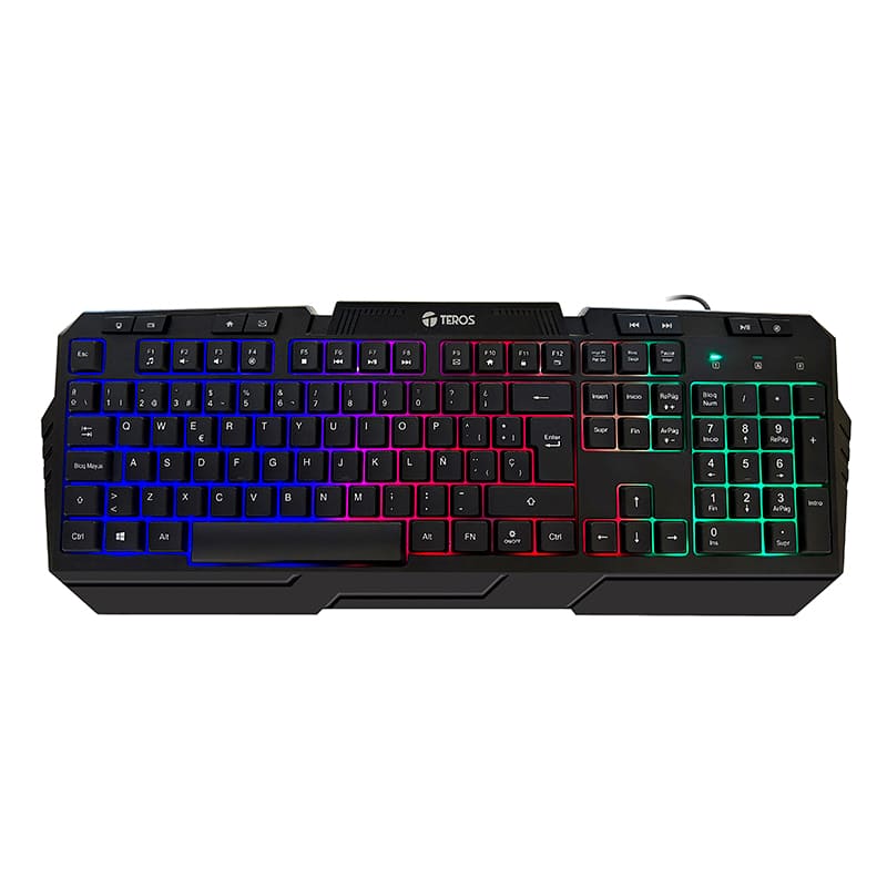 Combo Teros TE-4063N, Teclado Multimedia, Mouse, Headset, Mouse Pad.