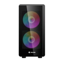 Case Gaming HALION Luna P25, Vidrio Templado, S/Fuente, 3 x RGB.