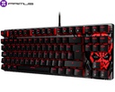 Teclado Mecánico Primus Gaming Dark Side BALLISTA81T, Switch Red, Español.