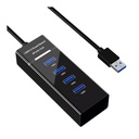 Hub USB 3.0, 4 Puertos Super Speed (5GBPS)