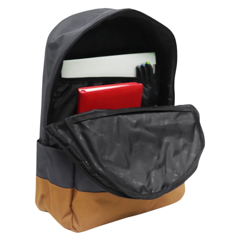 Mochila Teros Nova Grey/Brown TE-ACS9020GR,para notebooks de hasta 15.6&quot;