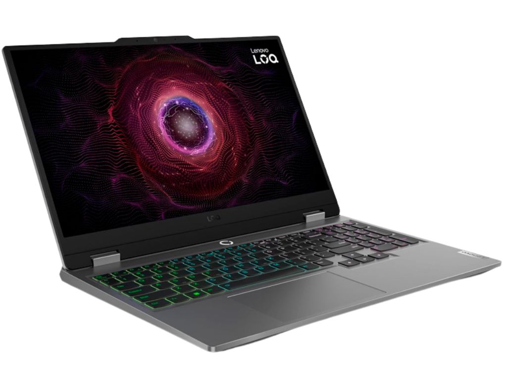 Laptop Lenovo LOQ 15ARP9, AMD Ryzen 7 7435HS 3.6/4.5GHz, | 15.6” - FHD IPS 144Hz | RAM 24GB DDR5 | 1TB SSD | Nvidia RTX4060 8Gb | Español | FreeDos.