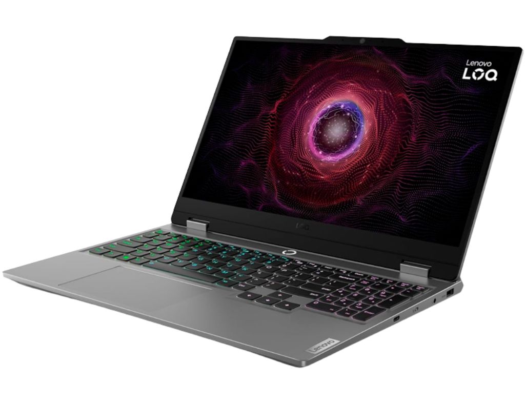 Laptop Lenovo LOQ 15ARP9, AMD Ryzen 7 7435HS 3.6/4.5GHz, | 15.6” - FHD IPS 144Hz | RAM 24GB DDR5 | 1TB SSD | Nvidia RTX4060 8Gb | Español | FreeDos.