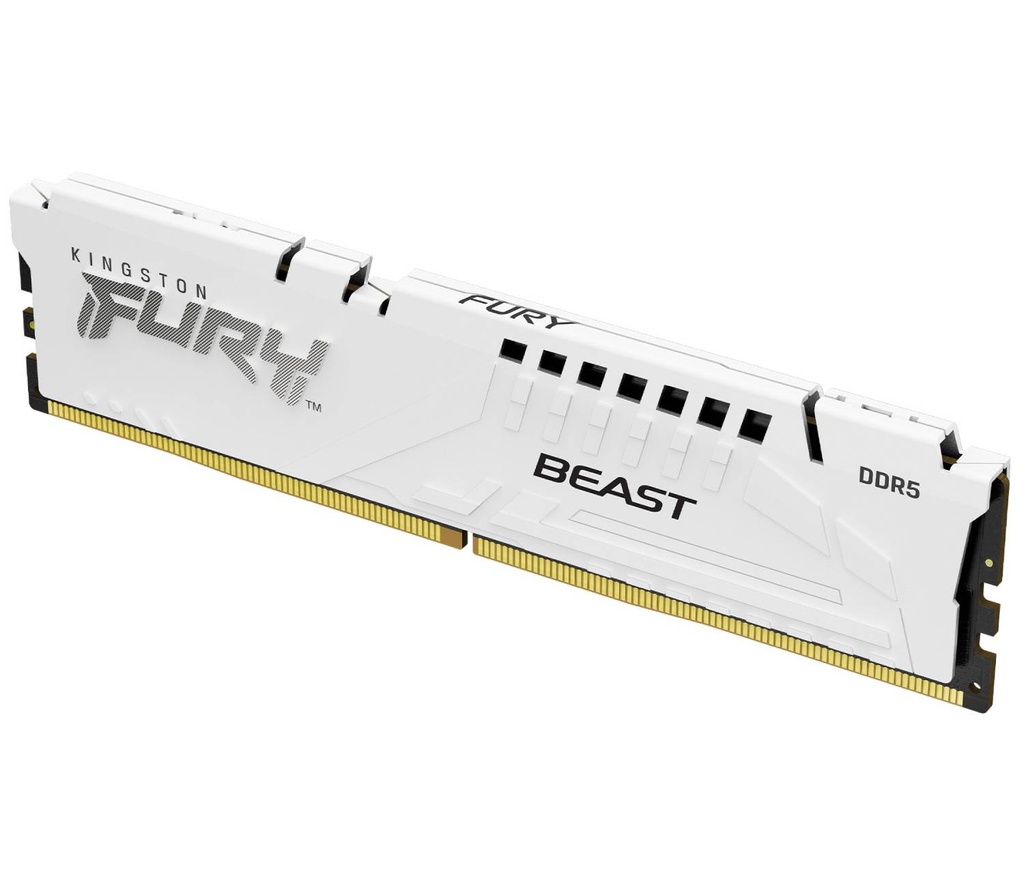 Memoria Kingston Fury Beast 16GB DDR5-6000MHz, PC5-44800, CL40, 1.35V, 288-Pin, DIMM