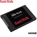 Unidad de Estado Solido SanDisk Plus, 480GB, SATA 6Gb/s, 2.5&quot;, 7mm.