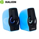 Parlante Halion HA-S256, LED, USB 2.0