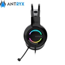 Audífono C/Micrófono Antryx Iris-K Gray, 7.1 Virtual, USB.