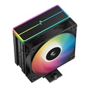 Disipador CPU DeepCool AG400 ARGB, Black.