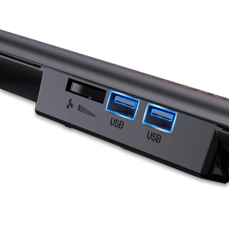 Cooler Notebook Antyx Xtreme Air N280, Up To 15.6", Black.