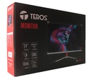 Monitor curvo TEROS TE-2402S 23.8" FHD VA 100Hz 1ms HDMI VGA negro.