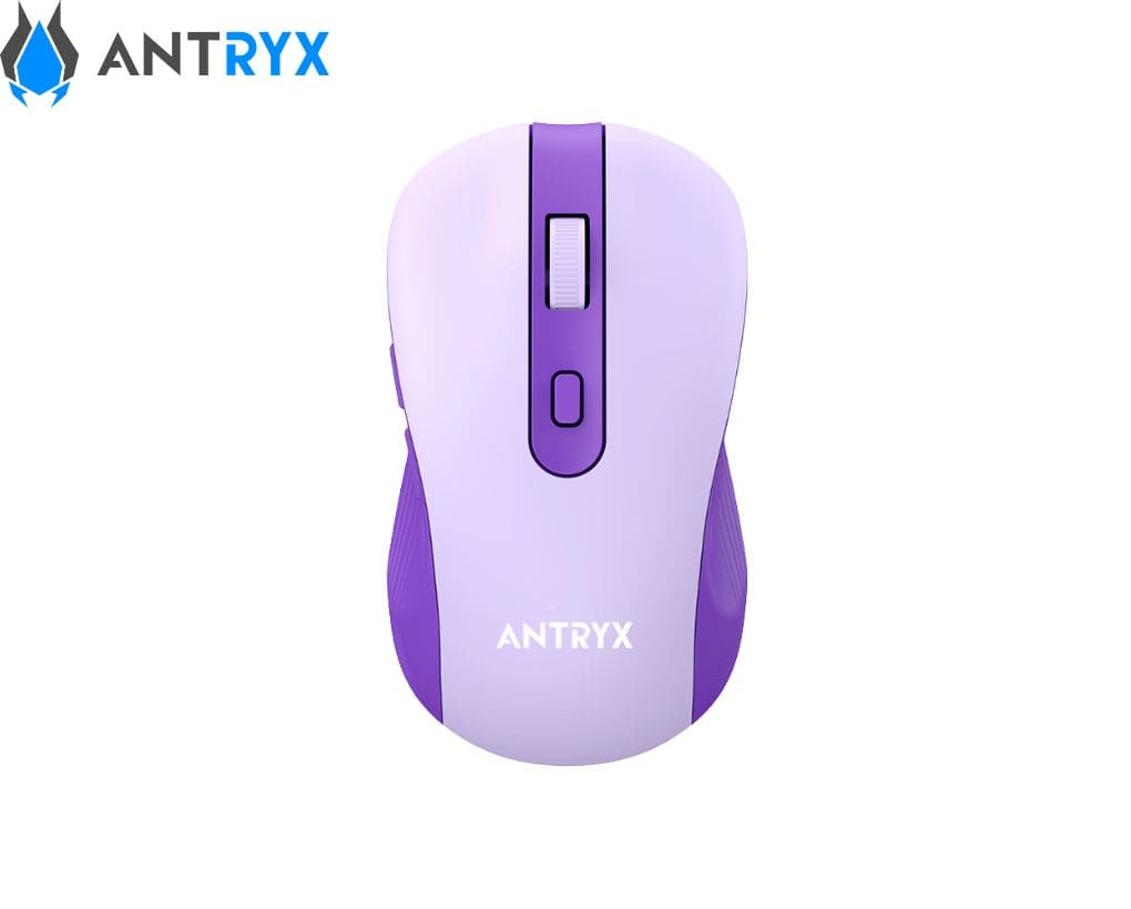 Teclado + Mouse Inalámbrico Antryx WS-970, Holder Slod, Purple.