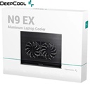Cooler DeepCool N9 EX, Aluminio, 2 Fan, 4 Ports USB 2.0, 1 Regulador Velocidad, Ajustable 14&quot;-17&quot;