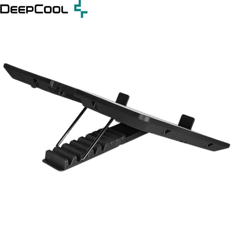 Cooler DeepCool U-PAL, 2 Fan, 1 Ports USB 3.0, 5 Niveles, 14&quot;-15.6&quot;, Black.