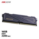 Memoria RAM Hiksemi Armor Black, 16GB, DDR4, 3200 MHz, PC4-25600, CL22, 1.2V.