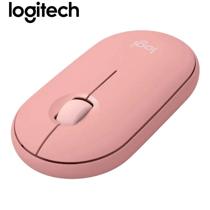 Mouse Logitech PEBBLE 2 M350S Silent, Wireless/Bluetooth, Rose.