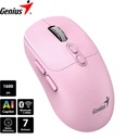 Mouse Genius NX-8080S Wireless/Bluetooth Silent 7 bot. Pink.