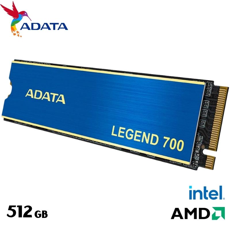 Unidad de Estado Solido Adata Legend 700, M.2 512GB NVMe, PCIe. Gen. 3x4