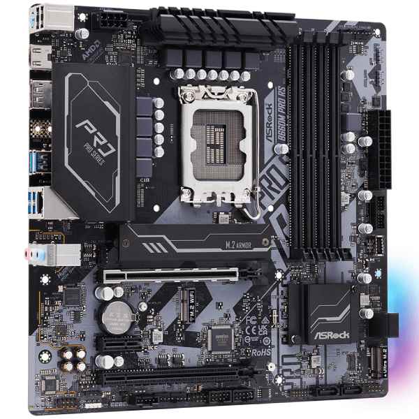 Motherboard ASROCK B660M Pro RS, Chipset Intel B660, LGA1700, mATX