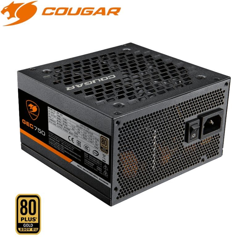 Fuente de Alimentación Cougar GEC 750w, ATX, 80 Plus Gold.