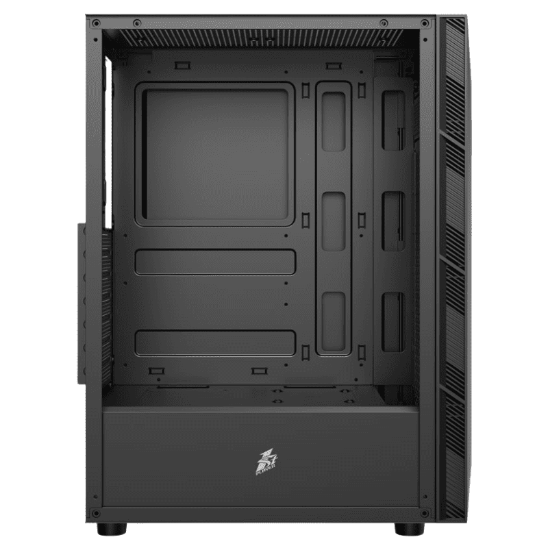 Case Gaming 1ST Player Rainbow RB-5 Black, 03 Cooler RGB, Vidrio templado, Sin Fuente.