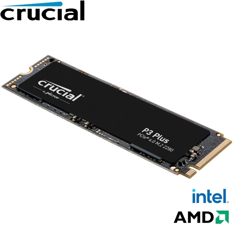 Unidad de Estado Solido Crucial P3 Plus NVME 1TB M.2 5000Mb/s, PCIE Gen4 X4 )