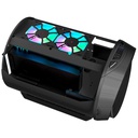 Case Gaming 1ST Player Rainbow IS6 Black, 03 Cooler RGB, Vidrio templado, Sin Fuente.