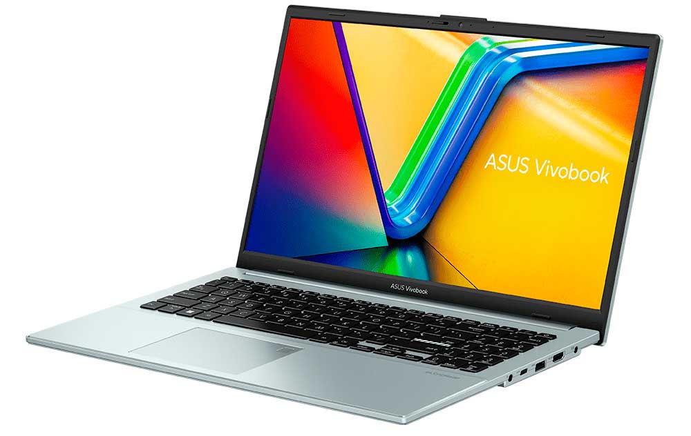 Laptop ASUS Vivobook Go X1504FA-NJ404W Ryzen 5 7520U 2.8/4.3GHz (90NB0ZR3-M00KJ0) 15.6” - FHD | RAM 8GB DDR5 | 512GB SSD | AMD Radeon Graphics | Español | Win11H.